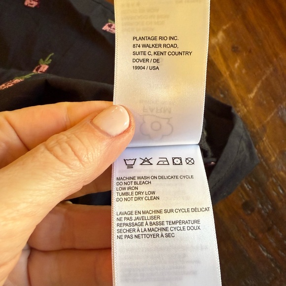 FARM Rio Romantic Black Floral Embroidered Dress S - Picture 11 of 16